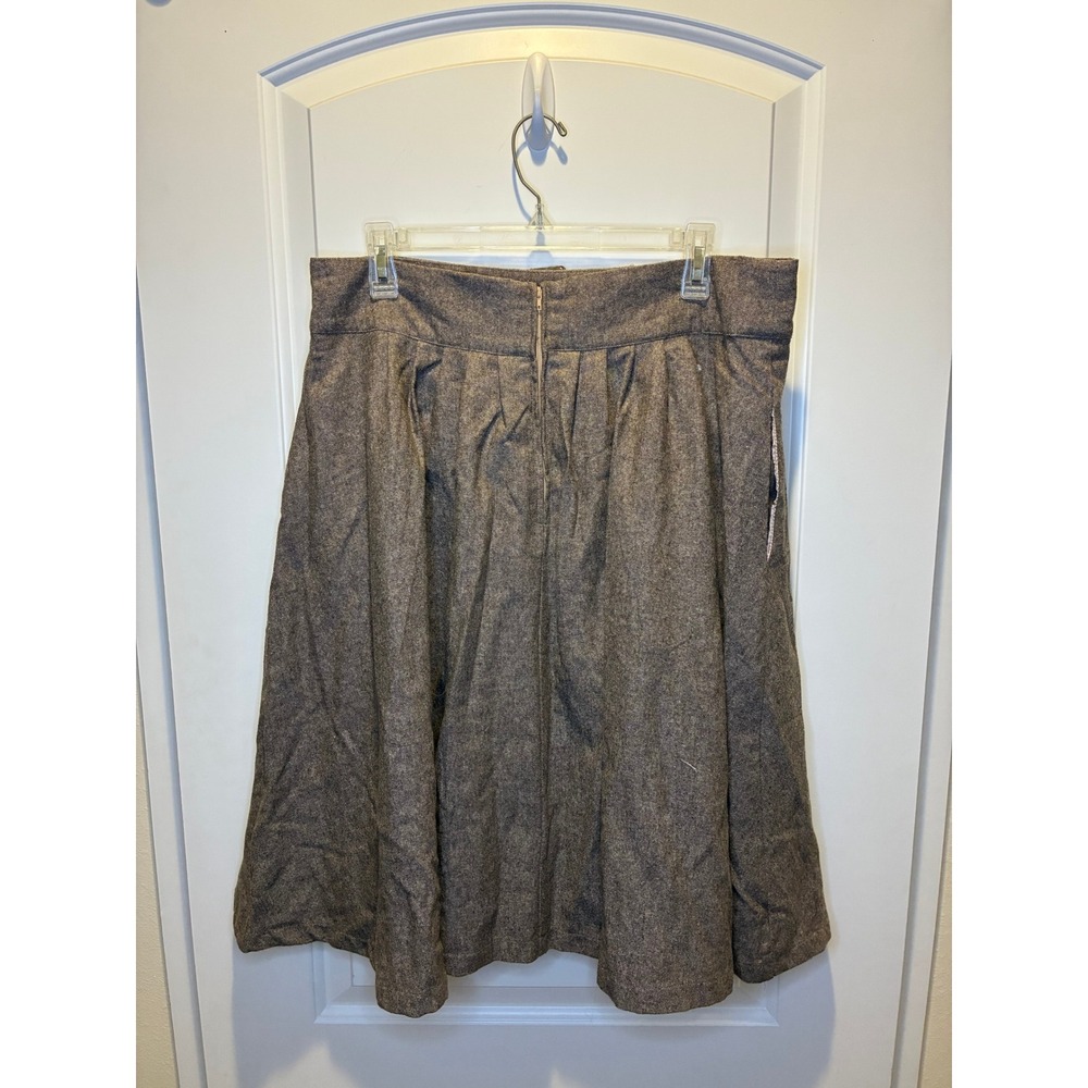 Vintage Women's Wool Blend A-line Skirt Size XL. - Picture 3 of 5